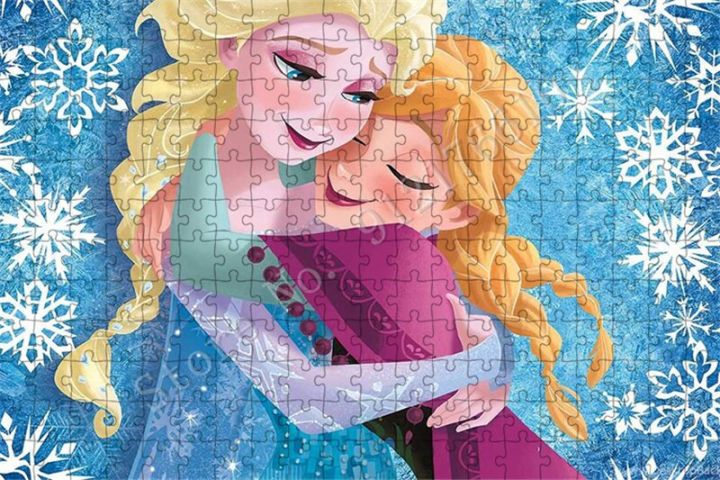 Elsa Và Anna Đông Lạnh Chị Em Công Chúa Trò Chơi Ghép Hình 300/500/1000 Bức  Ảnh Câu Đố Cho Phim Hoạt Hình Nghệ Thuật Trò Chơi Thủ Công Tự Làm Trang Trí  |