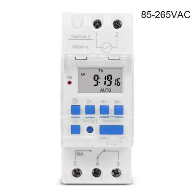 Heavy Duty 16A รายสัปดาห์7วัน Programmable Digital สำหรับ Time Switch รีเลย์ตั้งเวลาควบคุม AC 220V 230V Din Rail Mount