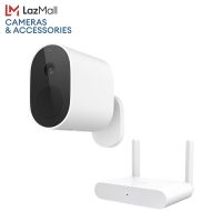 กล้องวงจรปิดนอกบ้าน Mi Wireless Outdoor Camera with Bluetooth Hub Set  - 1080p / 130° / 2-Way Calling / IP65 Dustproof &amp; Water Proof / Infrared Night Vision / AI Human Detection / Google &amp; Alexa Linkage