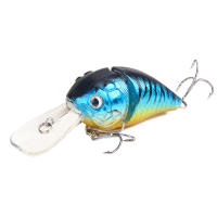 Laogeliang 1ชิ้น crankbait 14.2g 8.5cm ว่ายน้ำเหวี่ยงเหยื่อยากสำหรับเบสหอกตกปลาเหยื่อตกปลาทุ่นจับ3D ดวงตา