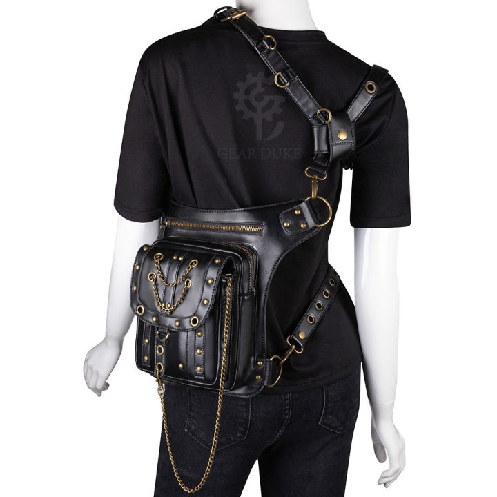 new-bags-women-steampunk-vintage-bag-shoulder-bag-female-trendy-outdoor-phone-chain-running-bag-men