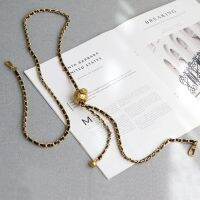 suitable for CHANEL¯ Small gold ball chain accessories bag chain single buy metal chain bag with adjustable gold ball bag chain