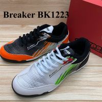 Breaker BK 1223 รองเท้าฟุตซอล (37-45) สีดำ/สีขาว