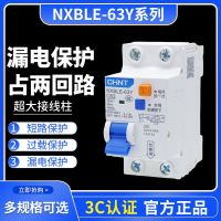 Chint NXBLE-63Y leakage protector double-wire double-input double-outtakes two positions 63A leakage circuit breaker master switch