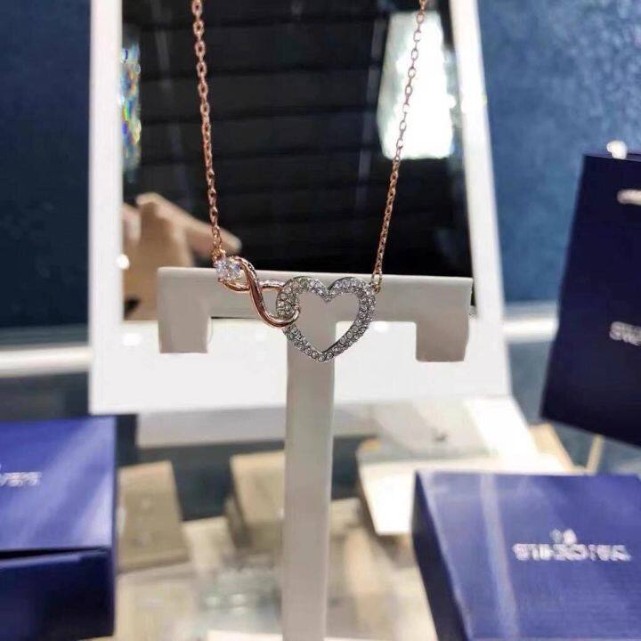 100-swarovskiของแท้-swarovskiแท้-สร้อยคอ-swarovski-infinity-necklace-สวาล๊อฟกี-swarovski-สร้อยคอแท้-สวารอฟส-ของแท้-100-ของขวัญสำหรั