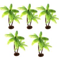 [ดอกไม้ประดิษฐ์ร้อน688] Mini Palmera De Coco De Plástico Planta เทียม Artesanal Micro Paisaje Ación De Cocario Oficina Escritorio 12Cm 5นิ้ว