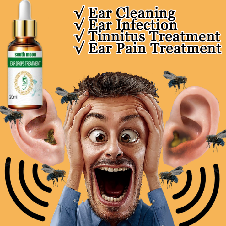 100 Authentic Tinnitus Liquid Original 20ML Ear Drops For Ear