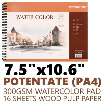 Potentate Spiral Watercolor Journal 20 sheets/100% Cotton