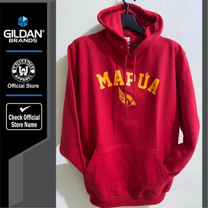 GILDAN JACKET Mapua University Jacket NCAA Mapua Red Cardinals Hoodie