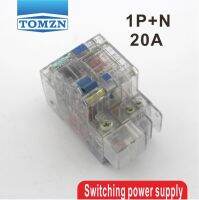 1pn โปร่งใส20a 230V ~ 50Hz/60Hz เบรกเกอร์กระแสไฟตกค้างพร้อมระบบป้องกันการรั่วไหลของกระแสเกิน Rcbo