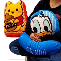 【CW】40cm Duck Winnie Sleeping Pillow Three-sided Printing Plush Baby Soft Toy Stuffed Animal Pillow High Quality Decor Gift For Kids