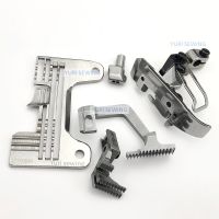 PEGASUS EX JACK 798 SIRUBA 988 4 thread overlock guage set feed dog pressure foot needle plate clamp industrial sewing parts