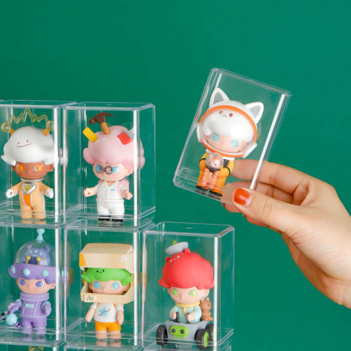 Blind box storage display stand hand storage box transparent dustproof