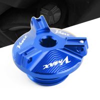 【cw】Motorcycle accessories For YAMAHA VMAX 1200 VMAX1200 VMAX-1200 Motorcycle CNC Aluminum Oil Filler Cap Cover