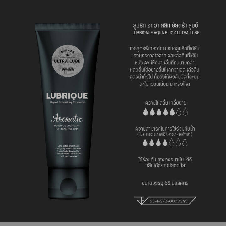 ล้างสต๊อกlubrique-aqua-slick-ultra-lube-เจลหล่อลื่นลูบริค-อควา-สลิค-อัลตร้า-ลูป-65-ml-เจลหล่อลื่นsex-เจลหล่อลื่นชาย-เจลหล่อลื่นผญเจลหล่อลื่นsex-เจลหล่อลื่