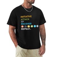 Gloomhaven Initiative, Attack, Xp, Recover, Repeat Board Game Graphic - Tabletop Gaming T-Shirt