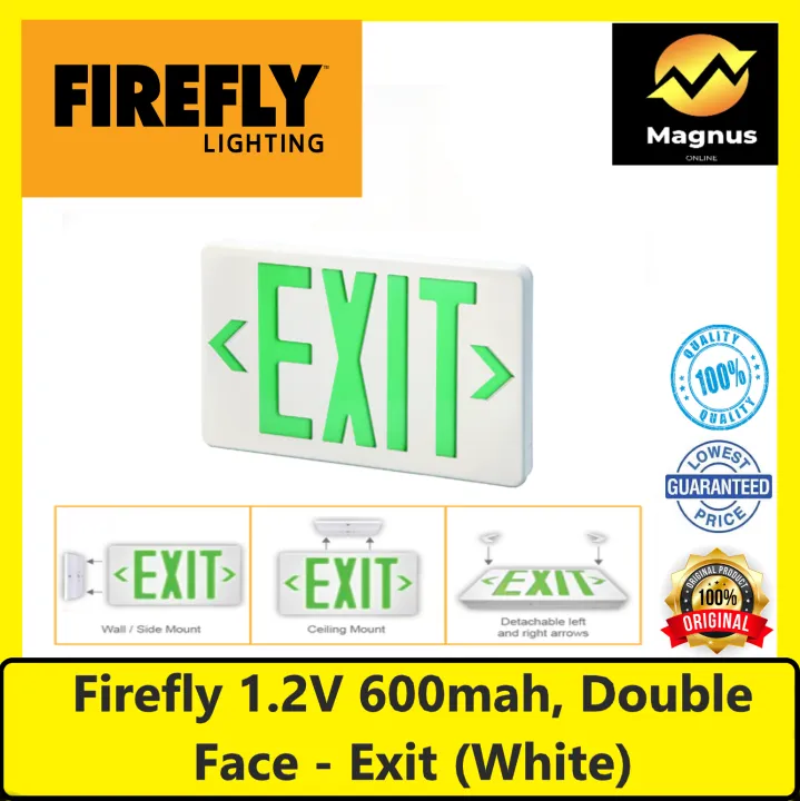 Firefly LED Exit Sign Double Face (FEL228) Lazada PH