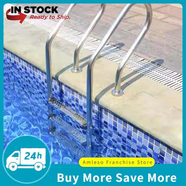 amleso Swim Pool Ladder Pedal, Pool Ladder Treads, Replacement Ladder