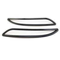 for MG 6 MG6 2020 2021 Carbon Fibre Car Rear Fog Light Lamp Decorative Frame Cover Trim Decorative Accessories