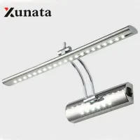 LED Mirror Front Light 7W 5W SMD 5050 3014 bathroom modern pouplar Bath Wall Lamp Stainless Steel Whitewarm white