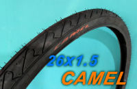 ยางนอก  26x1.50 (40-559) Camel จักรยาน เสือภูเขา รถแม่บ้าน ขนาดวงล้อ 26 นิ้ว เส้นเล็ก ทางเรียบ ปั่นเบา ทนทาน