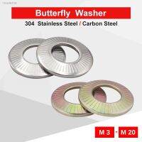 ◇☫❧ Butterfly Washers Lock Washer With Teeth M3-M20 304 Stainless Steel Carbon Steel Color Zinc Plated Saddle-shaped Non-slip Gaske