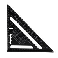 7 Inch Metric Aluminum Alloy Speed Square Roofing Triangle Angle Protractor 51BD