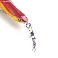 △ 100 Pcs/lot 8-ring Connector Japanese-style Plus Enhanced Fast Rotating Ring Pin AB-type Connector Luya Tool Gadget