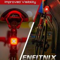 Cubelite 3 Bike Taillight Bicycle Rear Light Smart Tail Light Auto Start/Stop Brake Sensing LED Charging Waterproof IPX6 Cycling