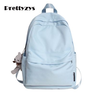 School Backpack Prettyzys 2022 Korean ulzzang 14inch inch For Mens And Womens College Students