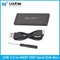 Lcckaa SSD กรณี NGFF M.2 SATA เป็น USB 3.0 SSD ฮาร์ดดิสก์กล่อง M2 HDD SSD กรณี NGFF SATA M.2เป็น USB 3.0 SSD ฮาร์ดดิสก์กรณี