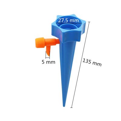 ；【‘； 12Pcs DIY Automatic Dripper Spike Plant Waterers With Adjustable Valve Bottle Drip Irrigation System Indoor Office Watering Tool