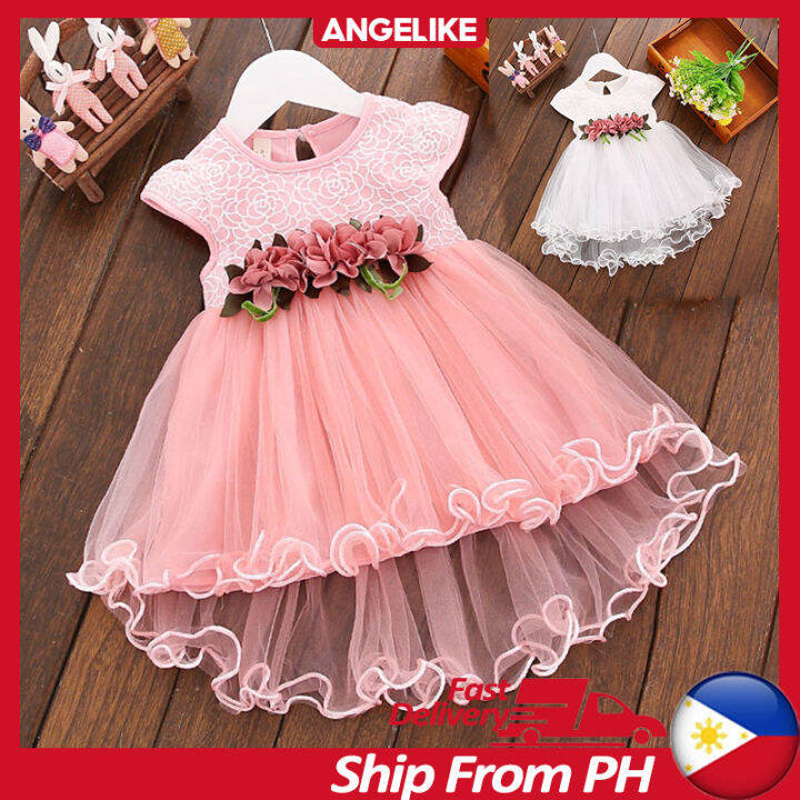 Baby Baptismal Dress For Girl 1 Year Old Christening Tutu Dress For