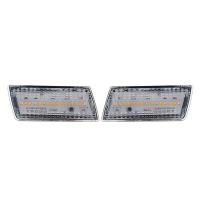 2PCS LED Side Marker Light Amber Front Bumper Turn Signal Light for Chrysler 300 300C 2005-2010