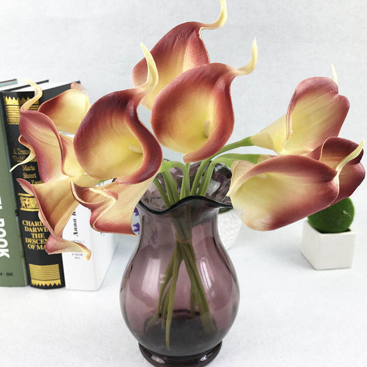 1pc-คุณภาพสูง-real-touch-calla-lily-ดอกไม้ประดิษฐ์-calla-lily-สำหรับงานแต่งงานเจ้าสาวดอกไม้ตกแต่ง