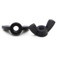 M3 M4 M5 M6 M8 M10 M12 Black Nylon Plastic Wingnut Butterfly Nut Ingot Wing Nuts DIN315 Nails Screws Fasteners