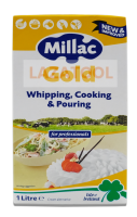 Millac Gold มิลแลคโกลด์ ครีม1 ลิตร มิแลคโกล วิปปิ้งครีม สำหรับทำขนม เบเกอรี่ Millac Gold Cream 1 L