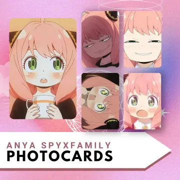 Anime Poster Spy X Family Anya Meme Retro Kraft Paper Prints