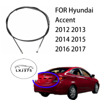 Hyundai Accent 2012 2013 2014 2015 2016ช่อง2017/สายฝากระโปรงท้ายแถบยางสำหรับสโนว์โมบิลสายเคเบิลสายเคเบิ้ลท้ายรถ