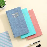 [Hagoya Stationery Stor] A6 Notebook 2023 365วัน Portable Pocket Notepad Daily Weekly Agenda Planner Notebooks Stationery Office School Supplies