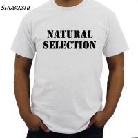 men t shirt summer Natural Selection cotton t-shirts man evolution tee shirts fashion male brand top tees euro size dropshipping