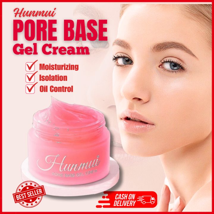 ORIGINAL Hunmui Face Primer Pore Base Gel Cream Effectively Moisturize ...