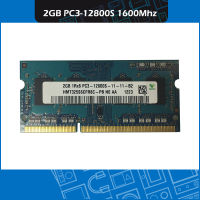 หน่วยความจำแล็ปท็อป DDR3 2GB โมดูลโน้ตบุ๊ก PC3-12800S SODIMM RAM 1600Mhz