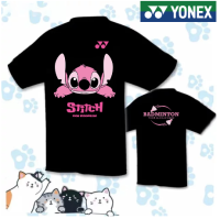 Yonex เสื้อกีฬาเสื้อยืดเล่นปิงปองใหม่สำหรับฤดูร้อน2023แห้งเร็ววิ่งบาสเก็ตบอลและระบายอากาศได้ดีสำหรับทั้งหญิงและชาย