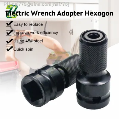 Electric Impact Wrench Hexs Socket Head Kit Drill Drive Adapter Set Wrench Adapter for Electric Drill Wrench Screwdrivers