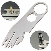 【LZ】ﺴ  Bicicleta Disco Brake Correção Chave Rotor Alinhamento Truing Tool Fork Cap Wrench para Suntour Disco Anivelamento