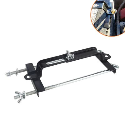 Adjustable Battery Hold Down, Universal Battery Adjustable Crossbar with L Bolts Battery Tie Down Holder for Car SUV