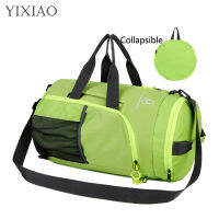 2021YIXIAO Outdoor Sports Backpack Collapsible Wear-resistant Nylon Fitness Bag Multifunction Gym Sports Storage Bag Pack