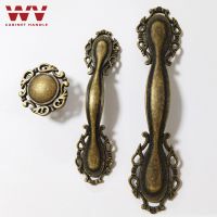 【YD】 WV Antique Cabinet Handles Drawer Zinc Alloy Handle Door Pulls Cupboard Hardware 968