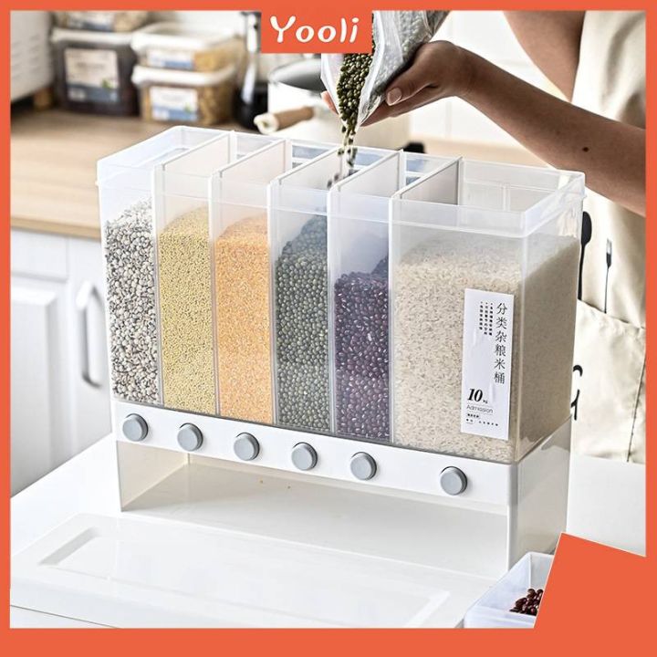 yooli-ถังพลาสติกเก็บอาหารแบบติดผนัง-10-ลิตร